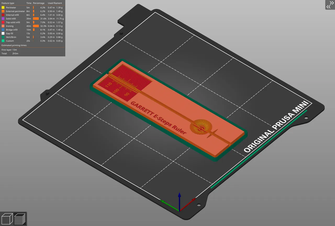 E-Steps Ruler by Kevin Garrett | Download free STL model | Printables.com