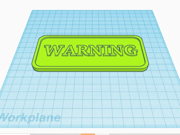 warning sign