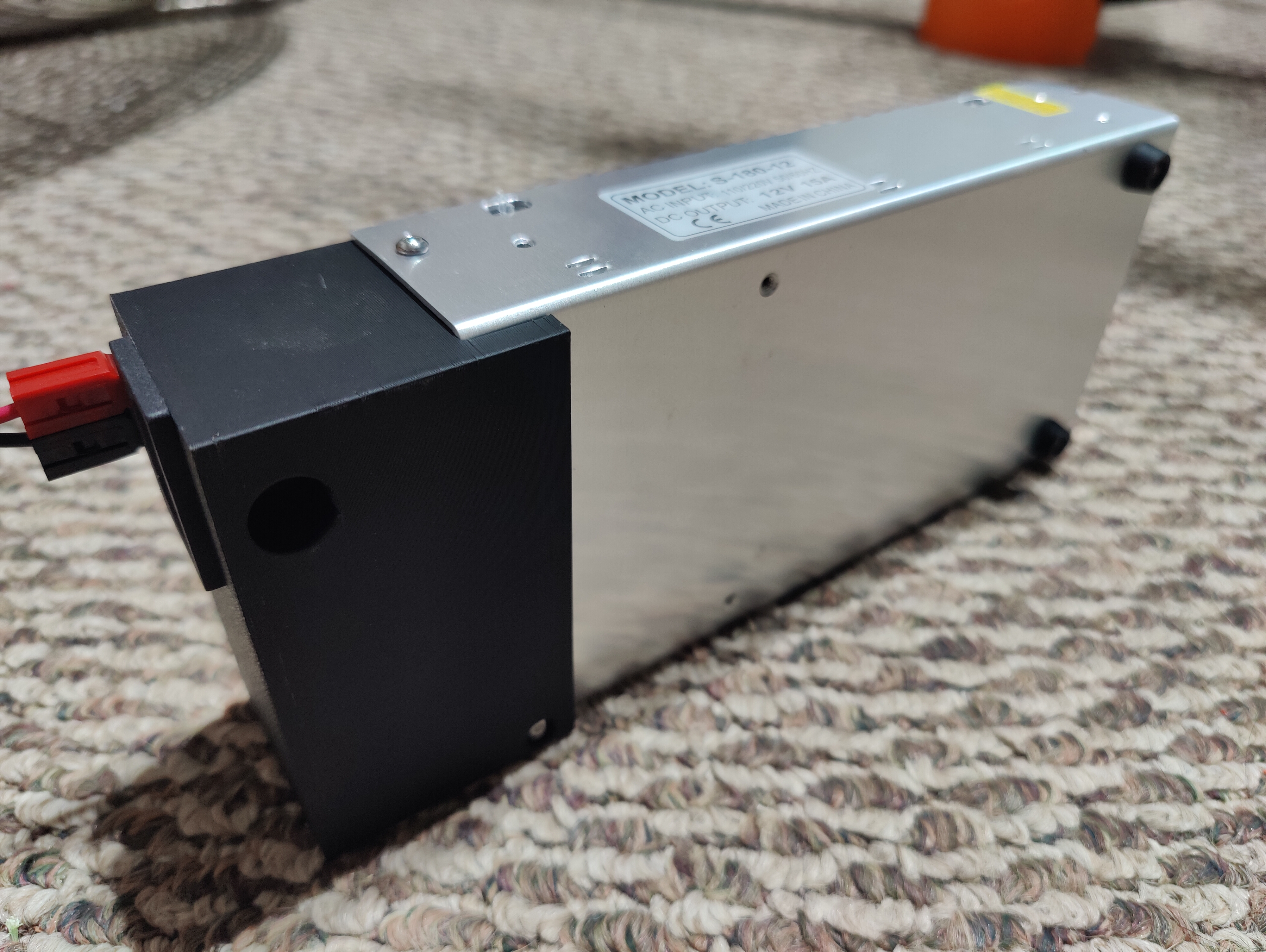 Open-frame Power Supply Case, IEC 320-C14 to Powerpole