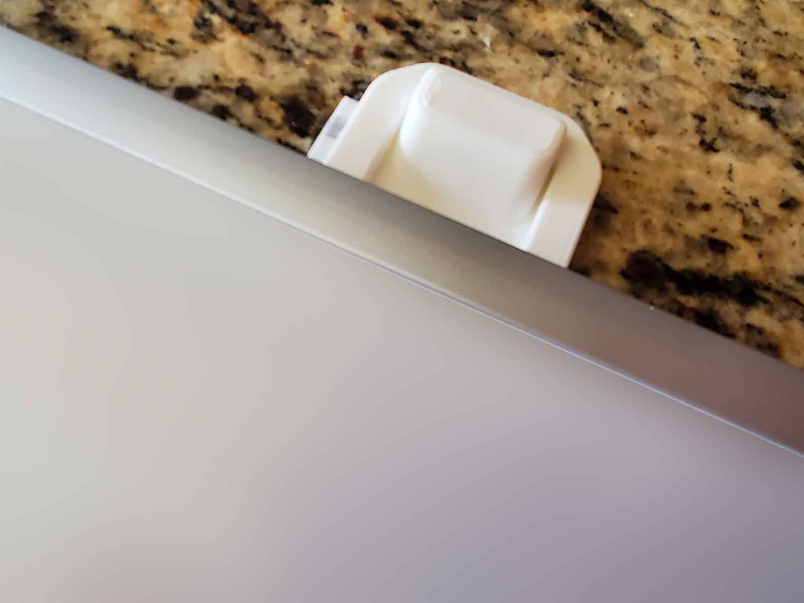 Wall Mounting Clip and Pen Tray for a Staples 11x14 Whiteboard (may fit