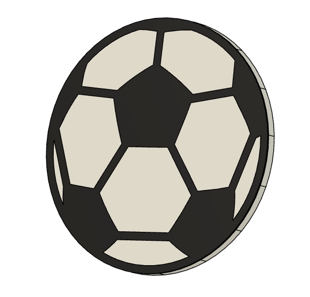 Soccer Ball Coin/Poker Chip