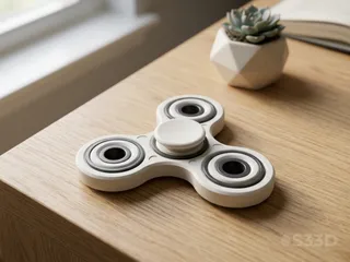 S33D - HALO - 01 - Fidget Spinner