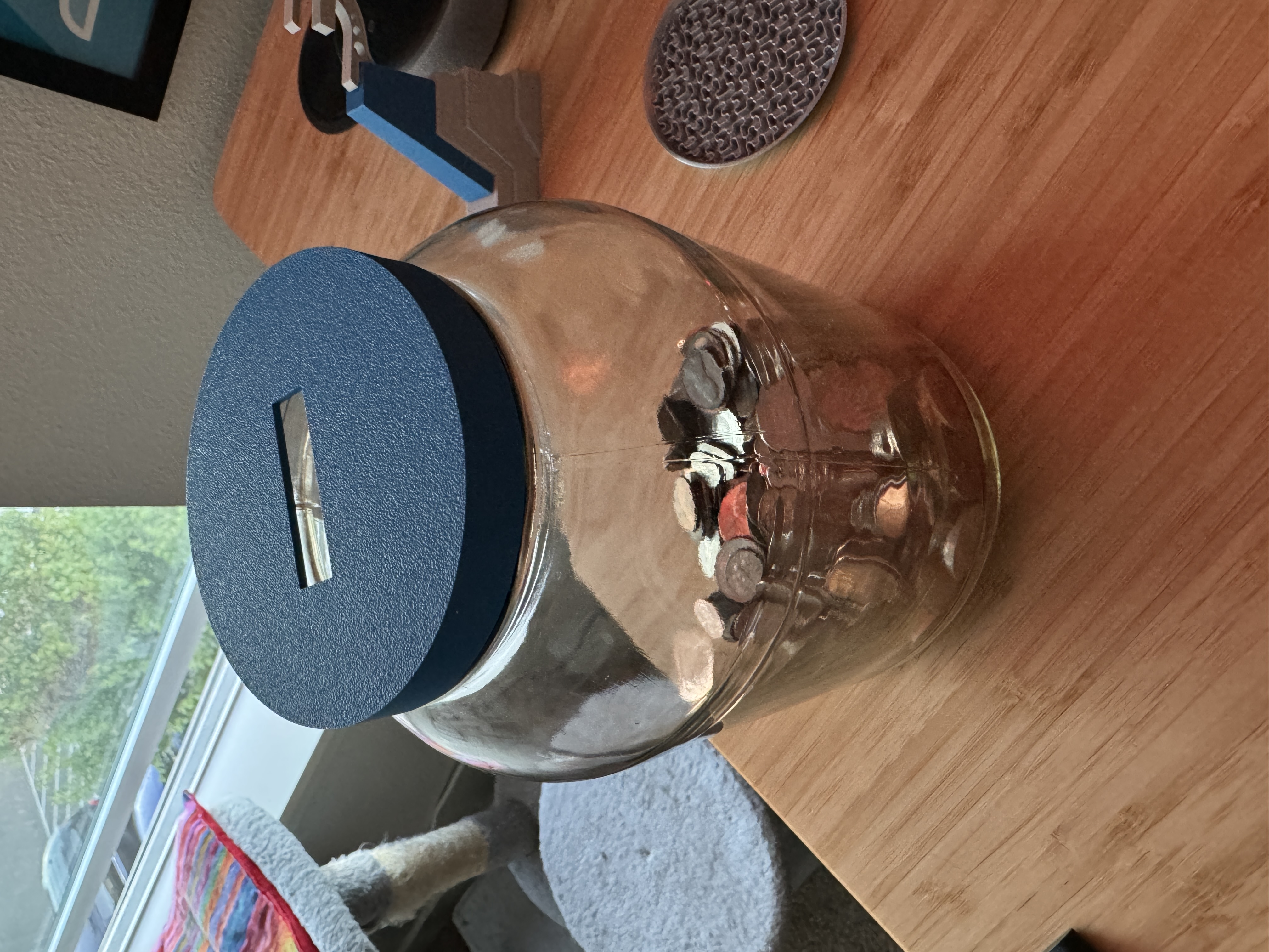 Bubbies Pickle Jar Piggy Bank Lid