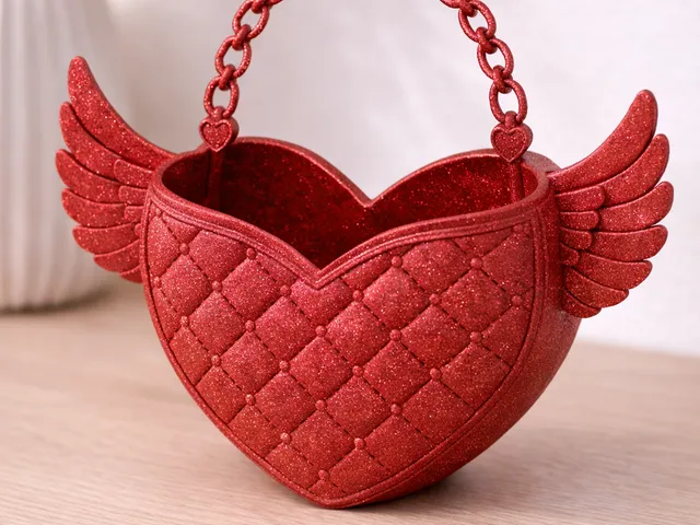 Winged Heart Basket