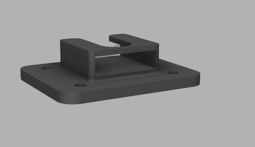 N1RIP AMPS Pattern Mic Holder for Ham Radio / CB