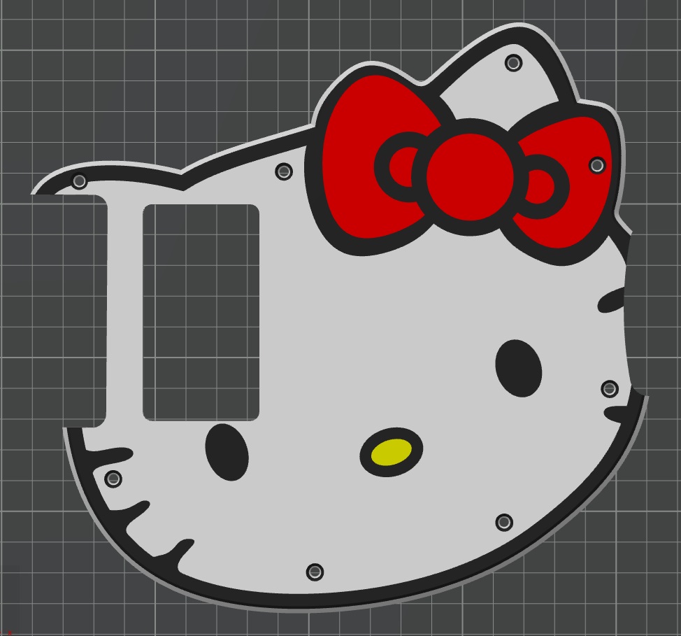 Hello Kitty Stratocaster — miniatura 2