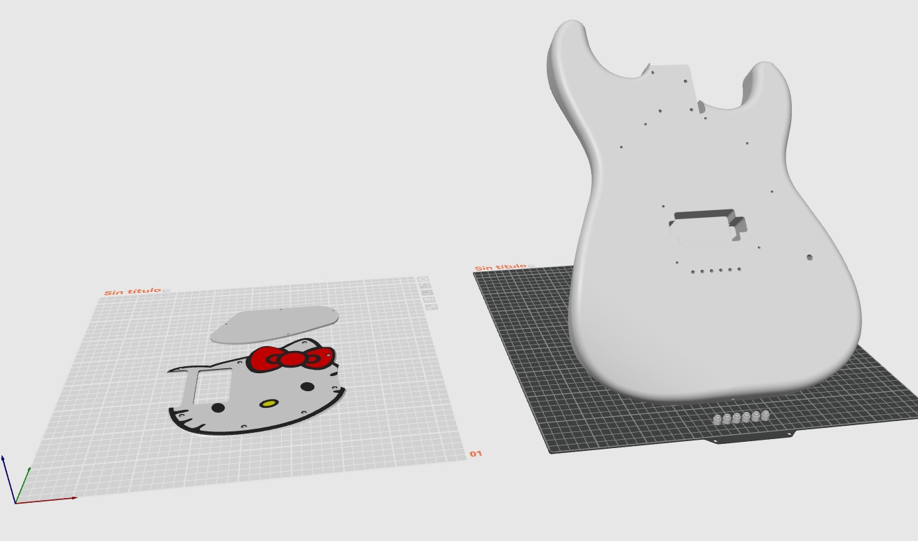 Hello Kitty Stratocaster