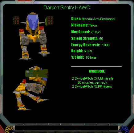 Talon HAWC - BATTLETECH STYLE FIGURE
