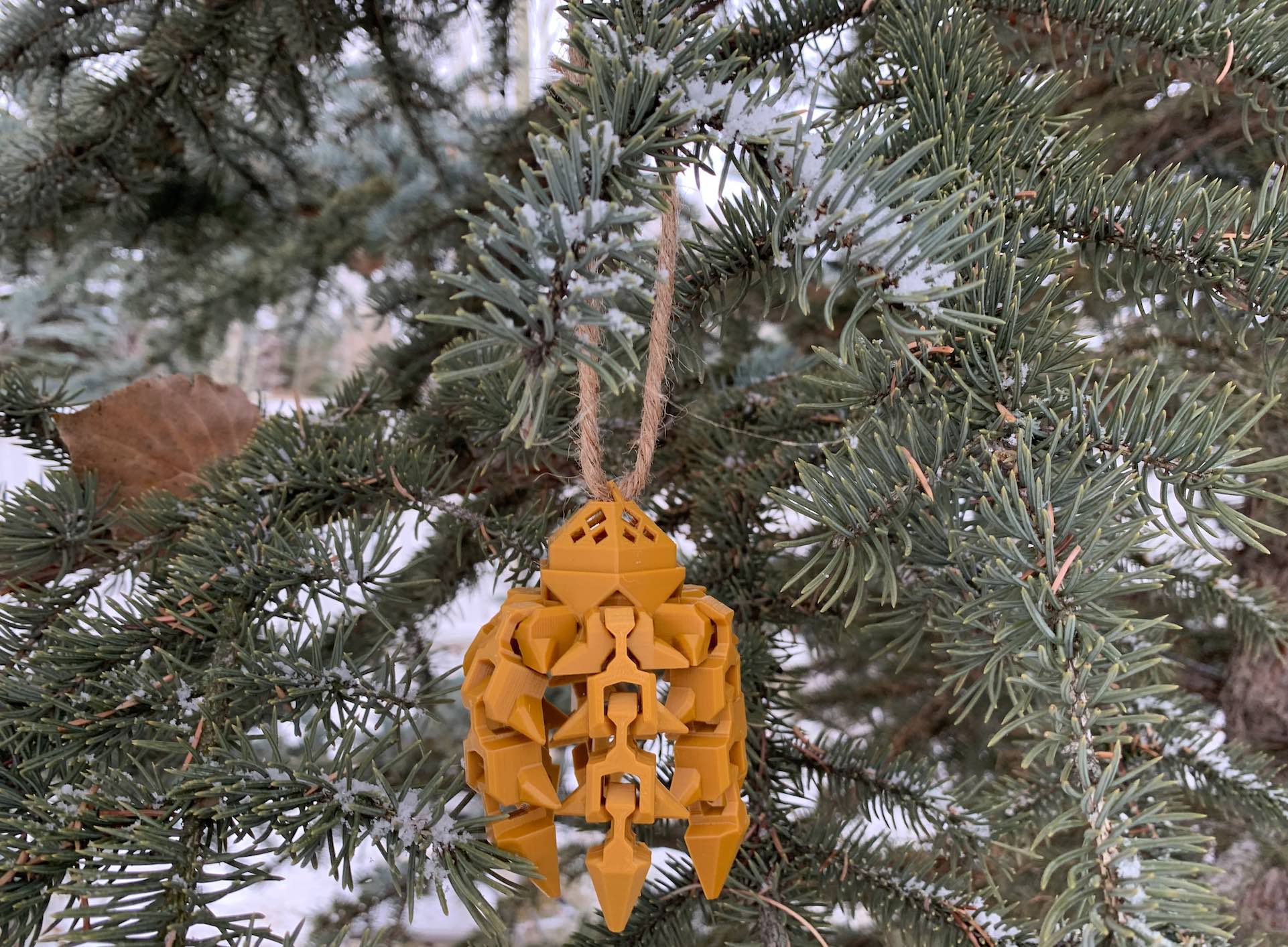 Christmas Tree Ornament Print in Place Remix