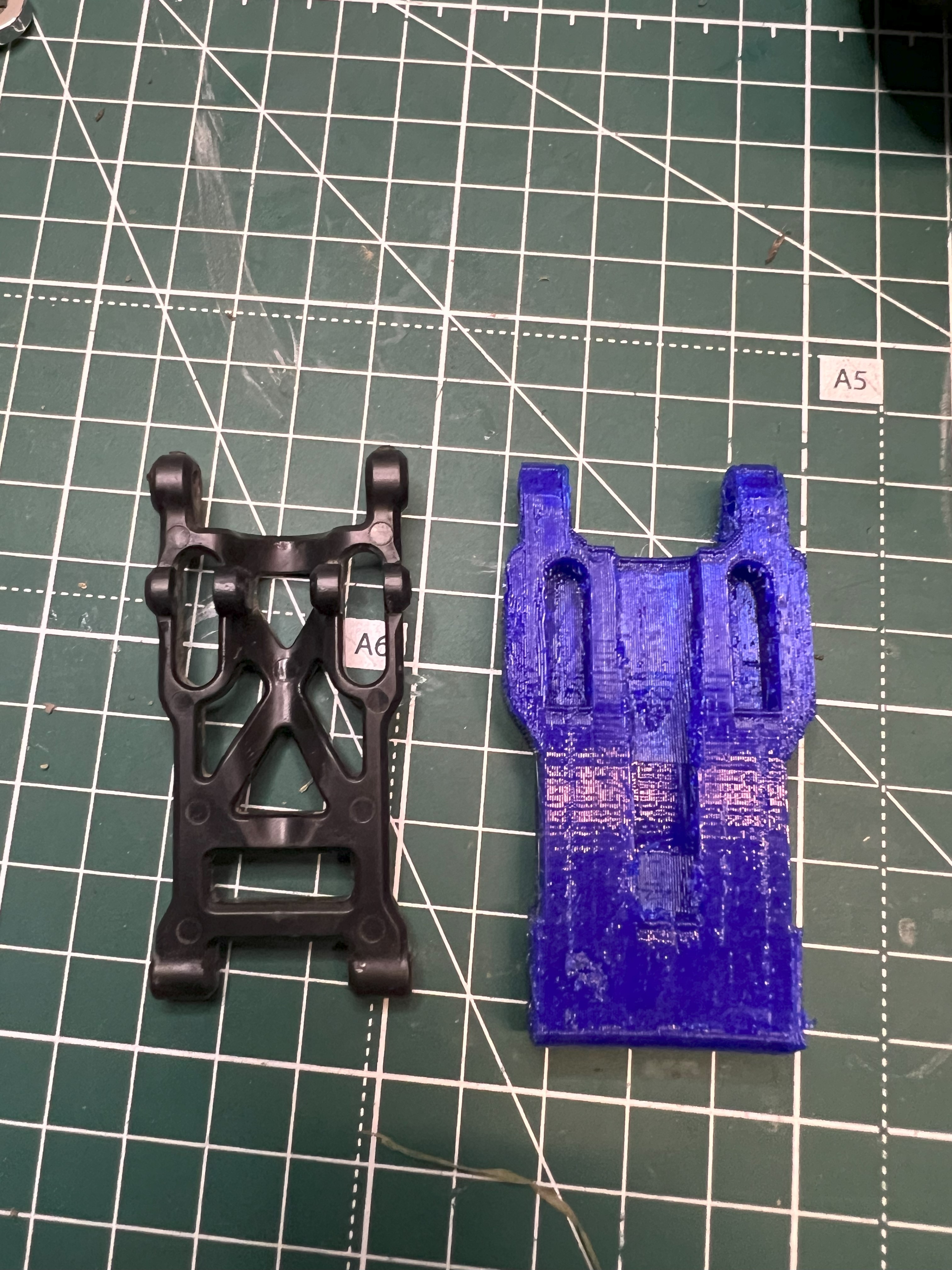 WLToys 12429 Front Suspension Part ( front swingarm ) enforced for TPU print