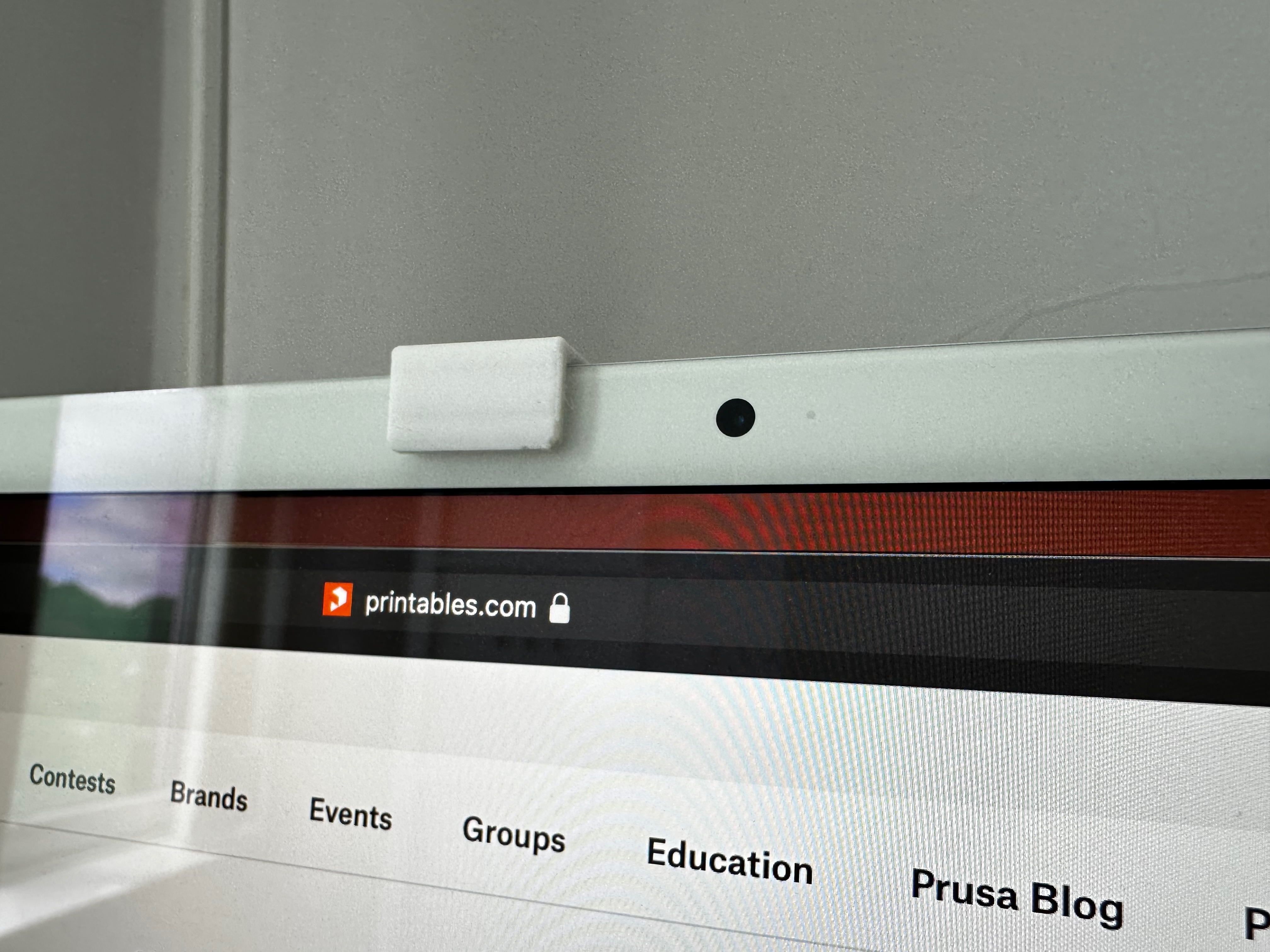 Really Simple iMac Webcam Privacy Cover