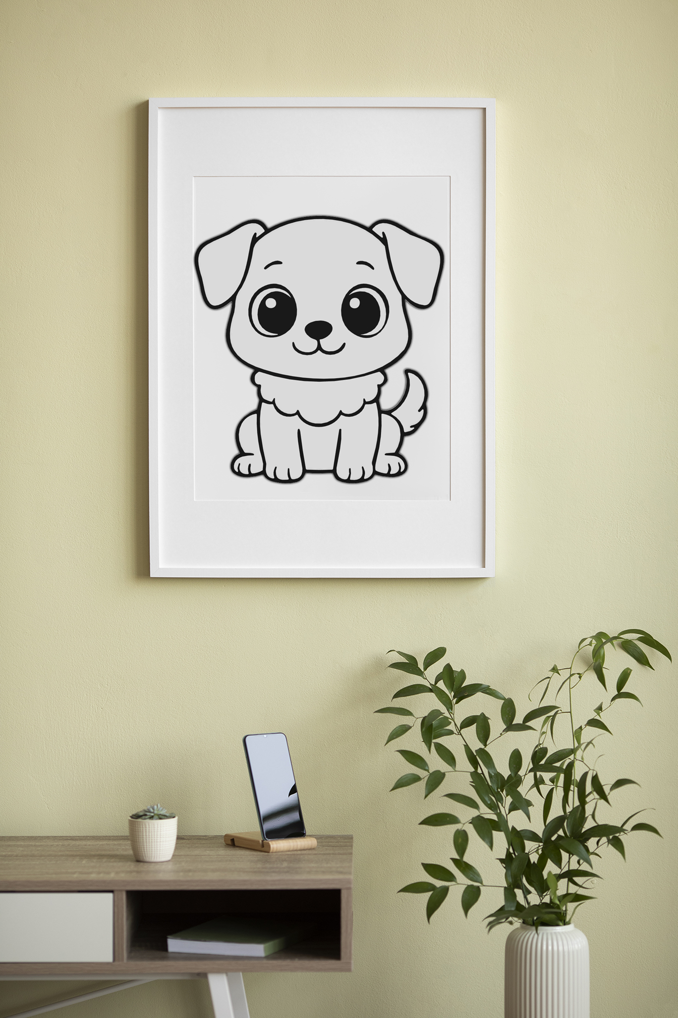 Cute Dog Wall Art