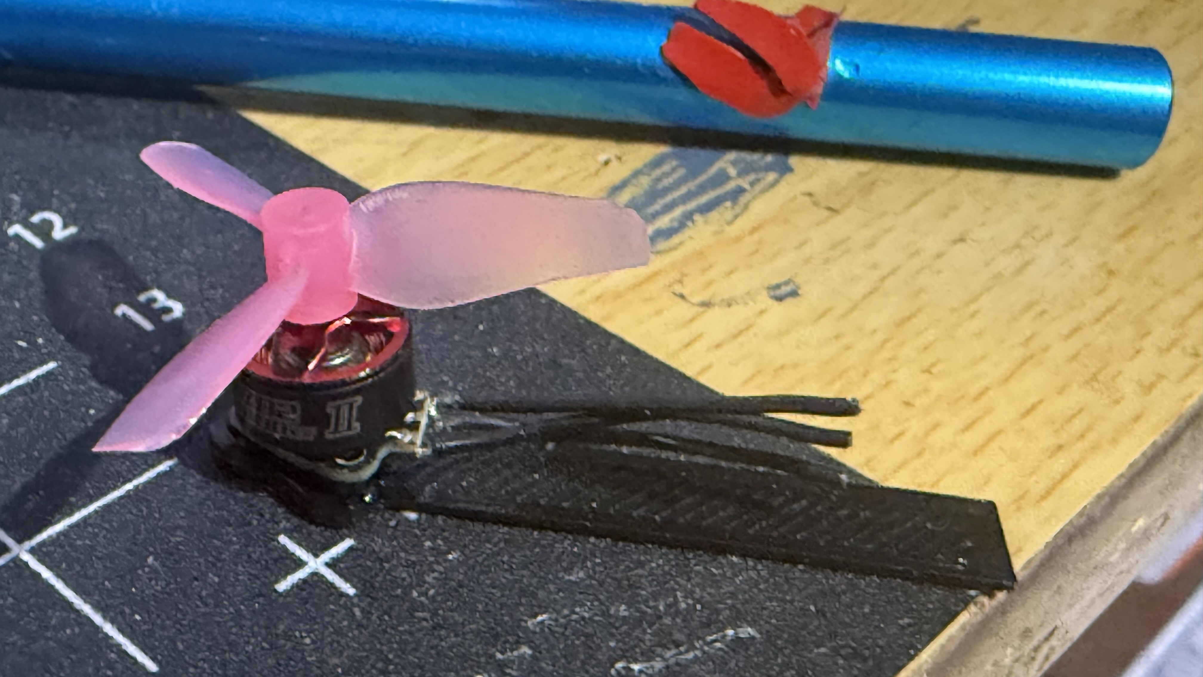 Tiny Whoop Motor Wire Length Template