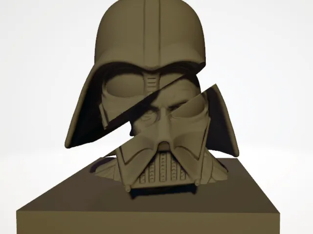 Darth Vader sliced