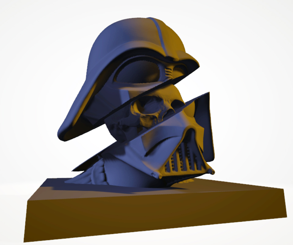 Darth Vader sliced