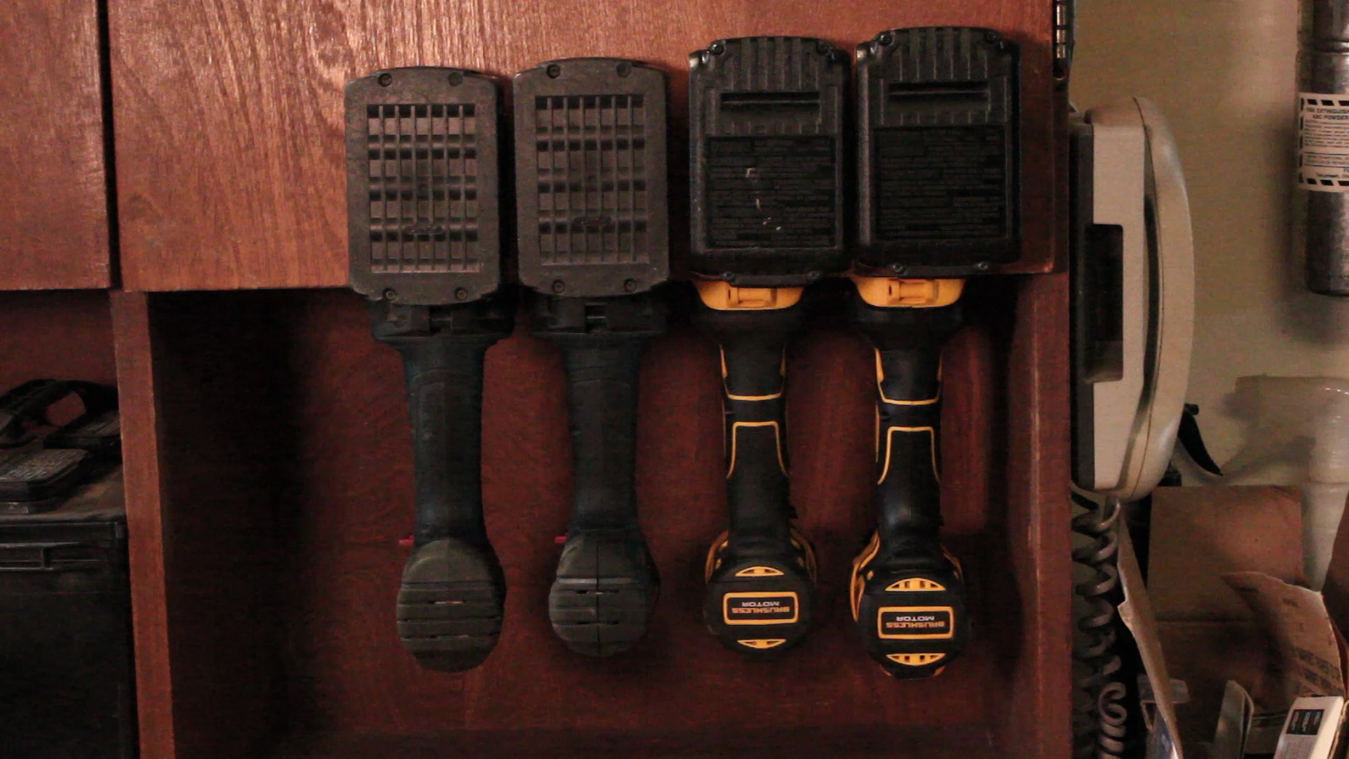 Wall Mounted Drill Holder (Bosch, Dewalt, Maximum, Milwaukee, Mastercraft)