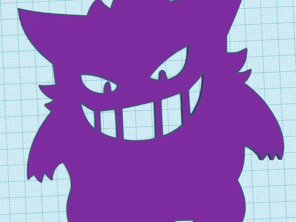gengar wall art