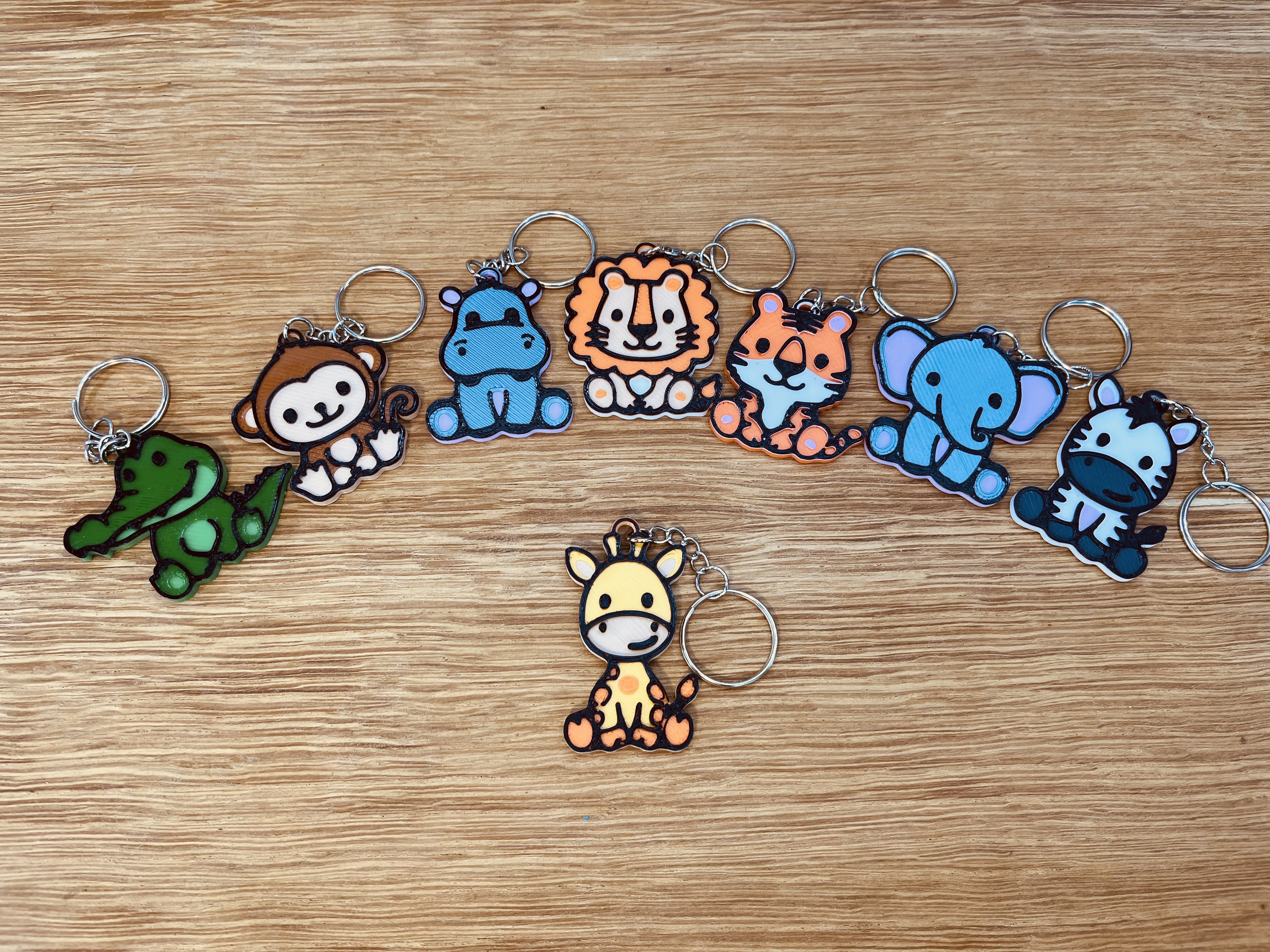 Cute Giraffe Keychain
