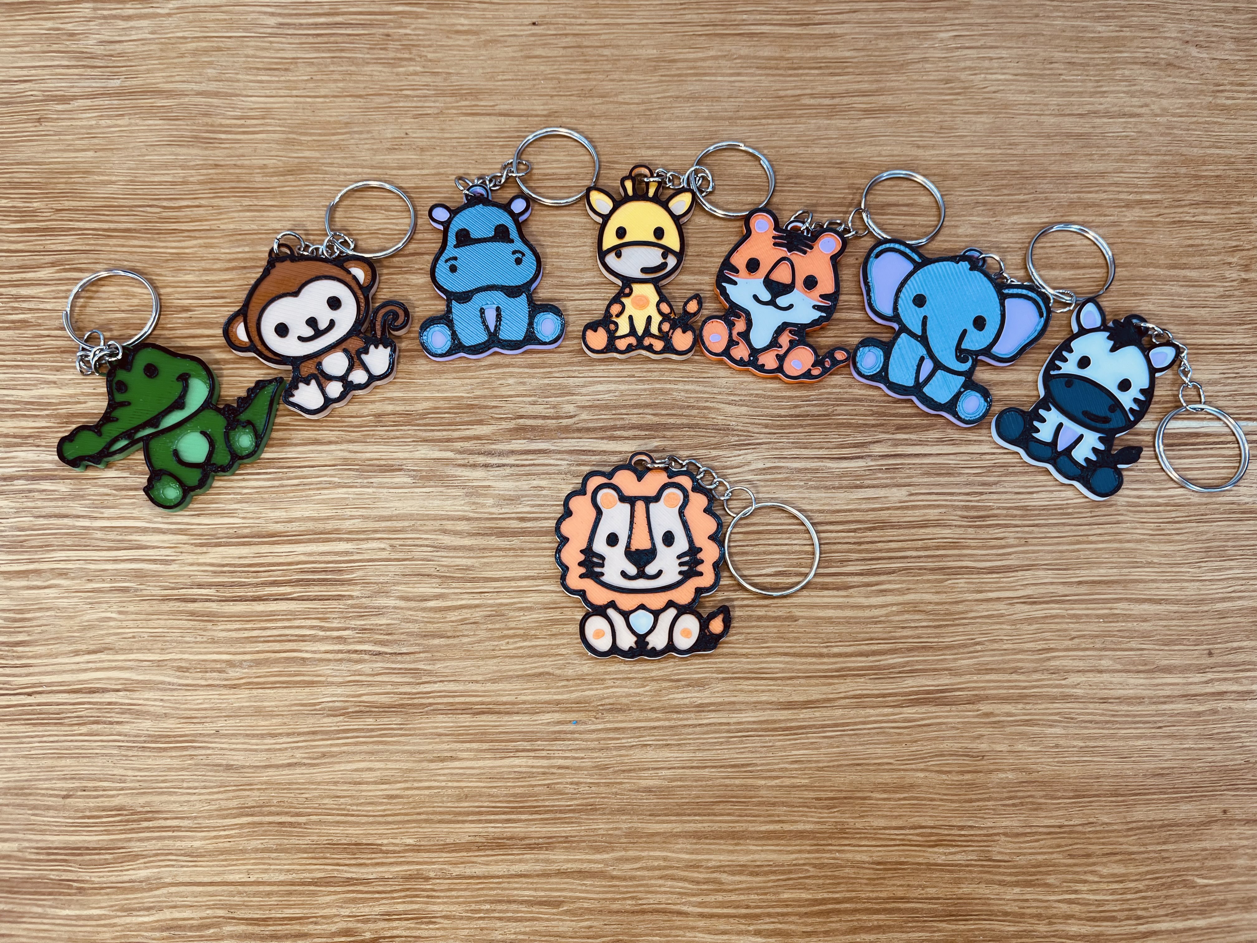 Cute Lion Keychain
