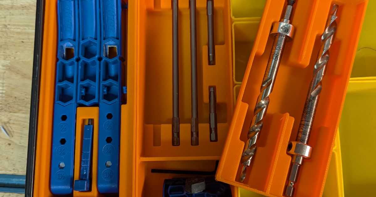 Kreg Model 320 Jig Bin for Harbor Freight Parts Case by Michael Sheldon