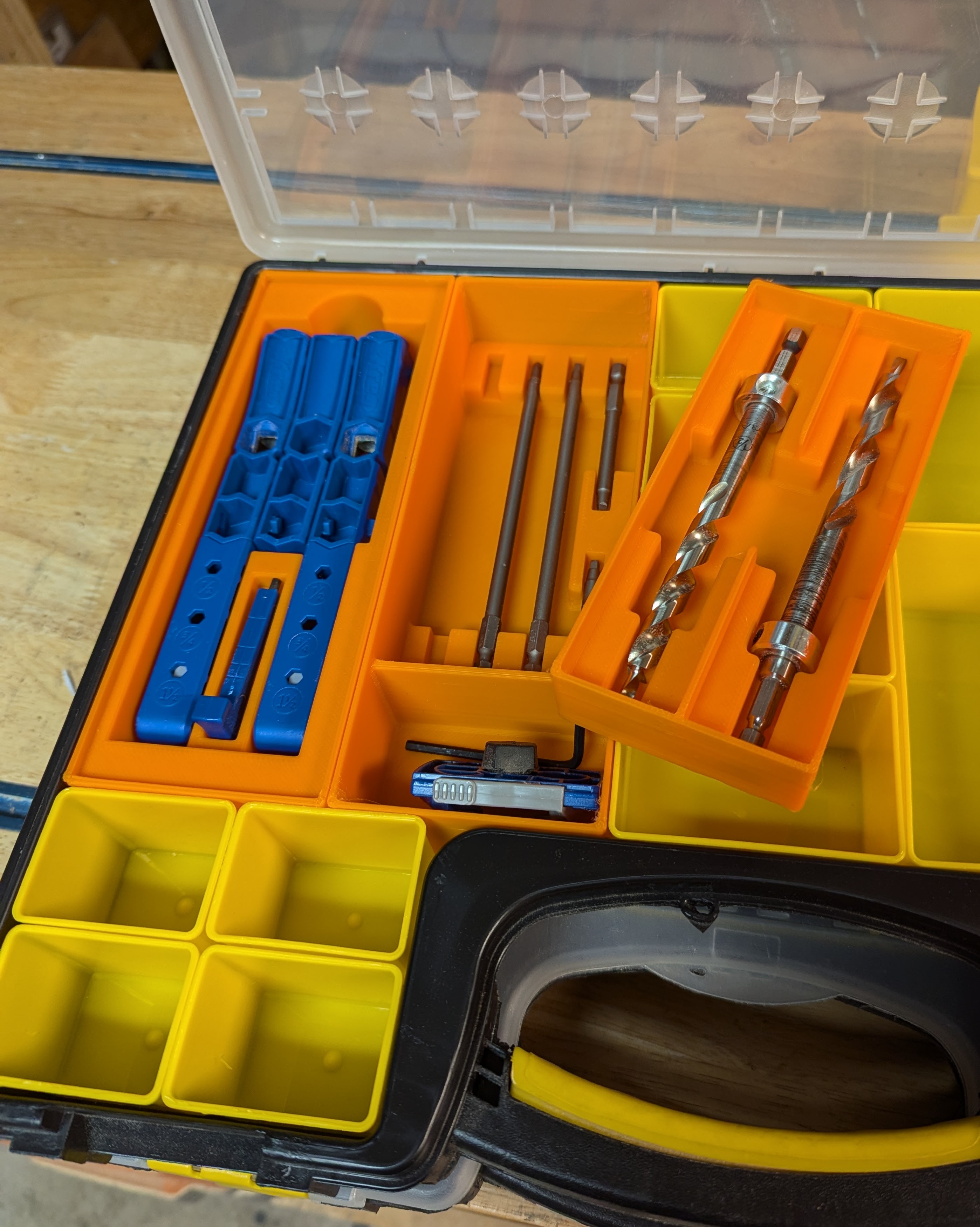 Kreg Model 320 Jig Bin for Harbor Freight Parts Case by Michael Sheldon