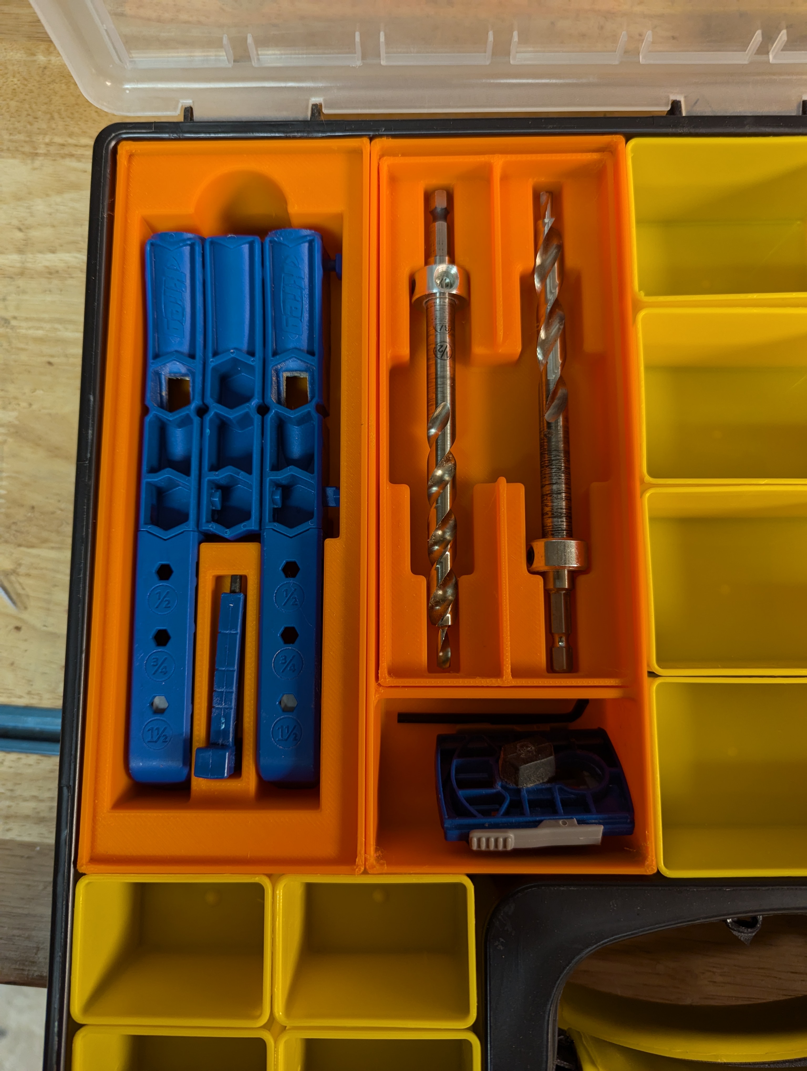 Kreg Model 320 Jig Bin for Harbor Freight Parts Case by Michael Sheldon