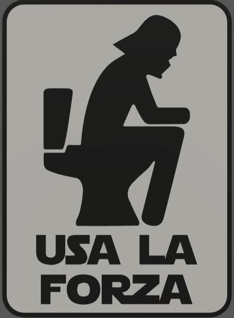 Use the force sign (Italian version)