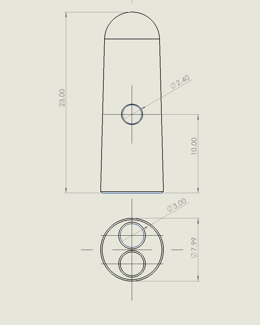 Umbrella ferrule for double ribs by Davide Mognaschi | Download free ...