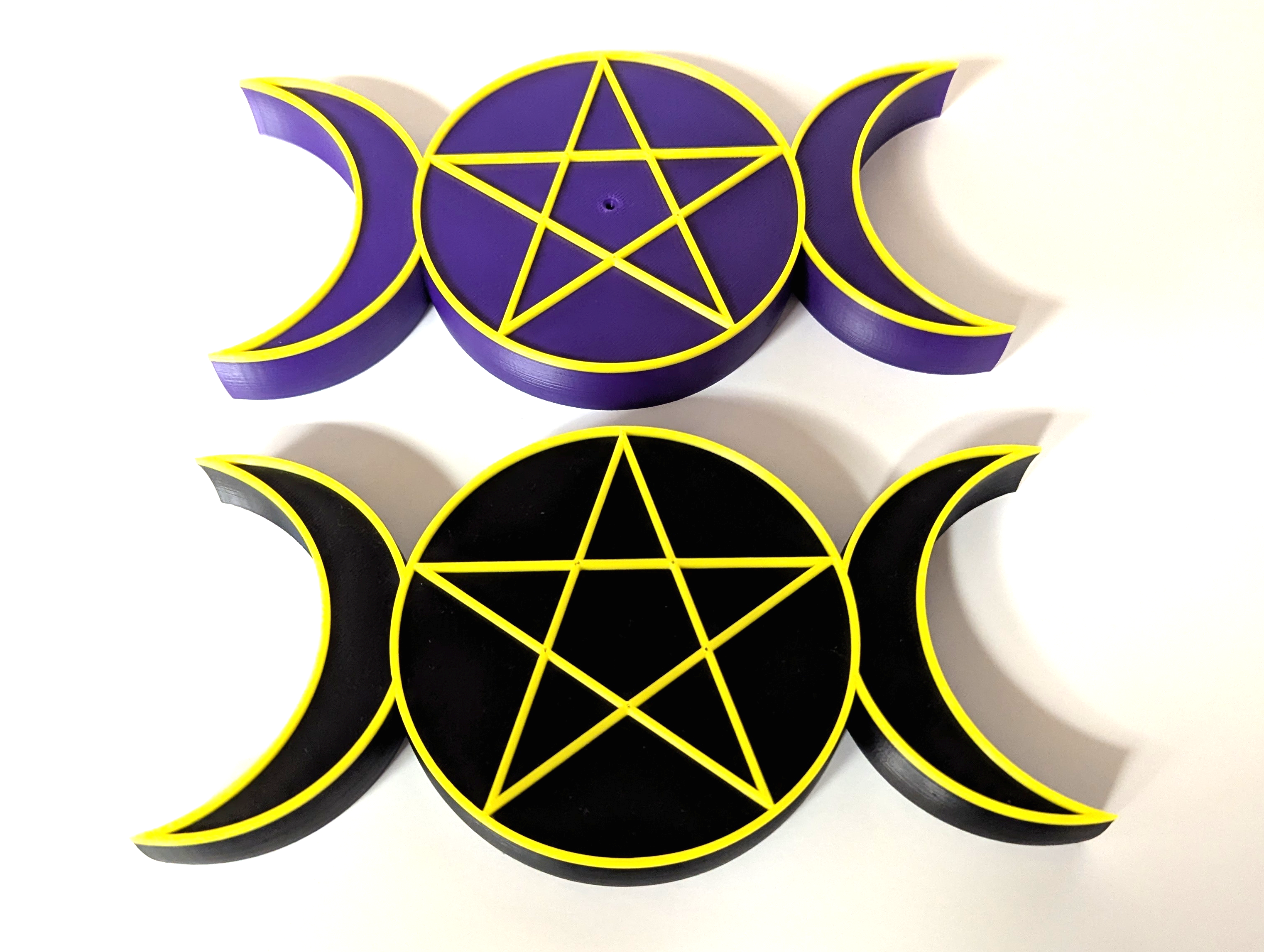 Triple Moon Incense Holder
