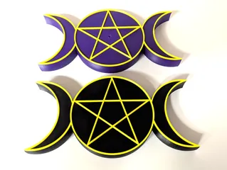 Triple Moon Incense Holder