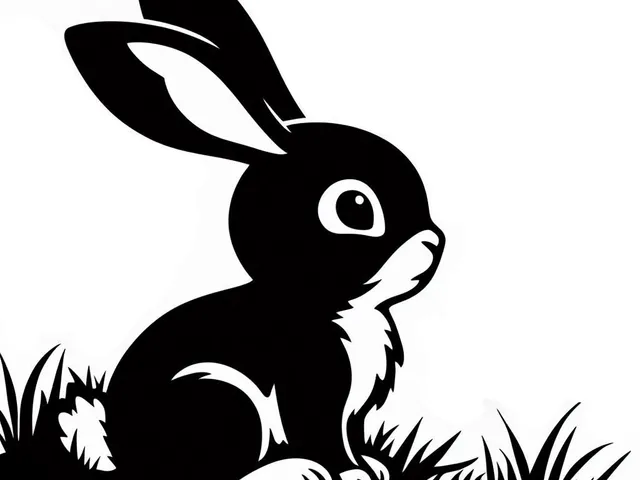 window art for kids: Little bunny