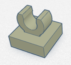 LEGO 1x1 Plate Vertical Clip 2555