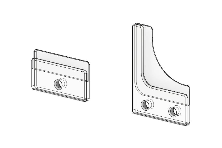 Miniatura 4 do modelo 3D Bracket set Flex Solar panel suctioncup