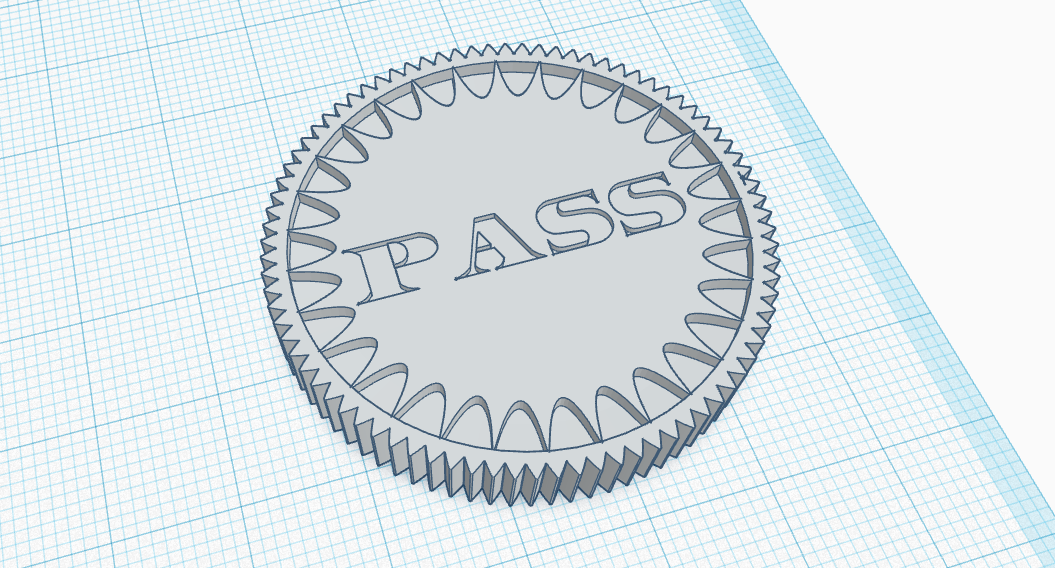 Pass Fail Coin by ConkSMASH | Download free STL model | Printables.com