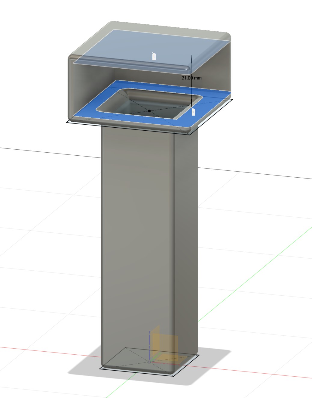 DIY Monitor Riser / Desk Shelf Legs for ikea boards (4"/103 mm rise)