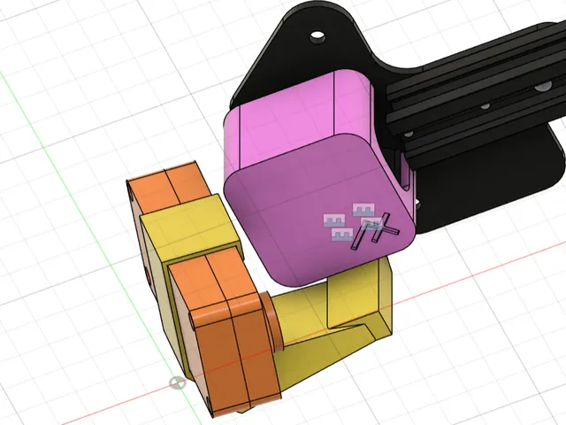 Logitech QuickCam Fusion replacement enclosure + Ender-3 mount