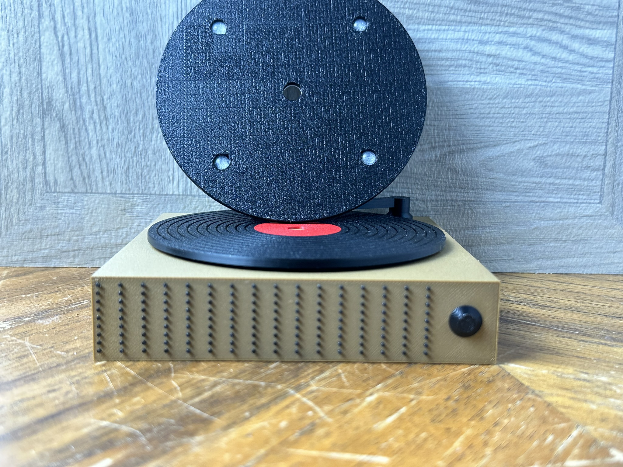 Miniatura 7 do modelo 3D Vinyl Record Coaster + Display Set