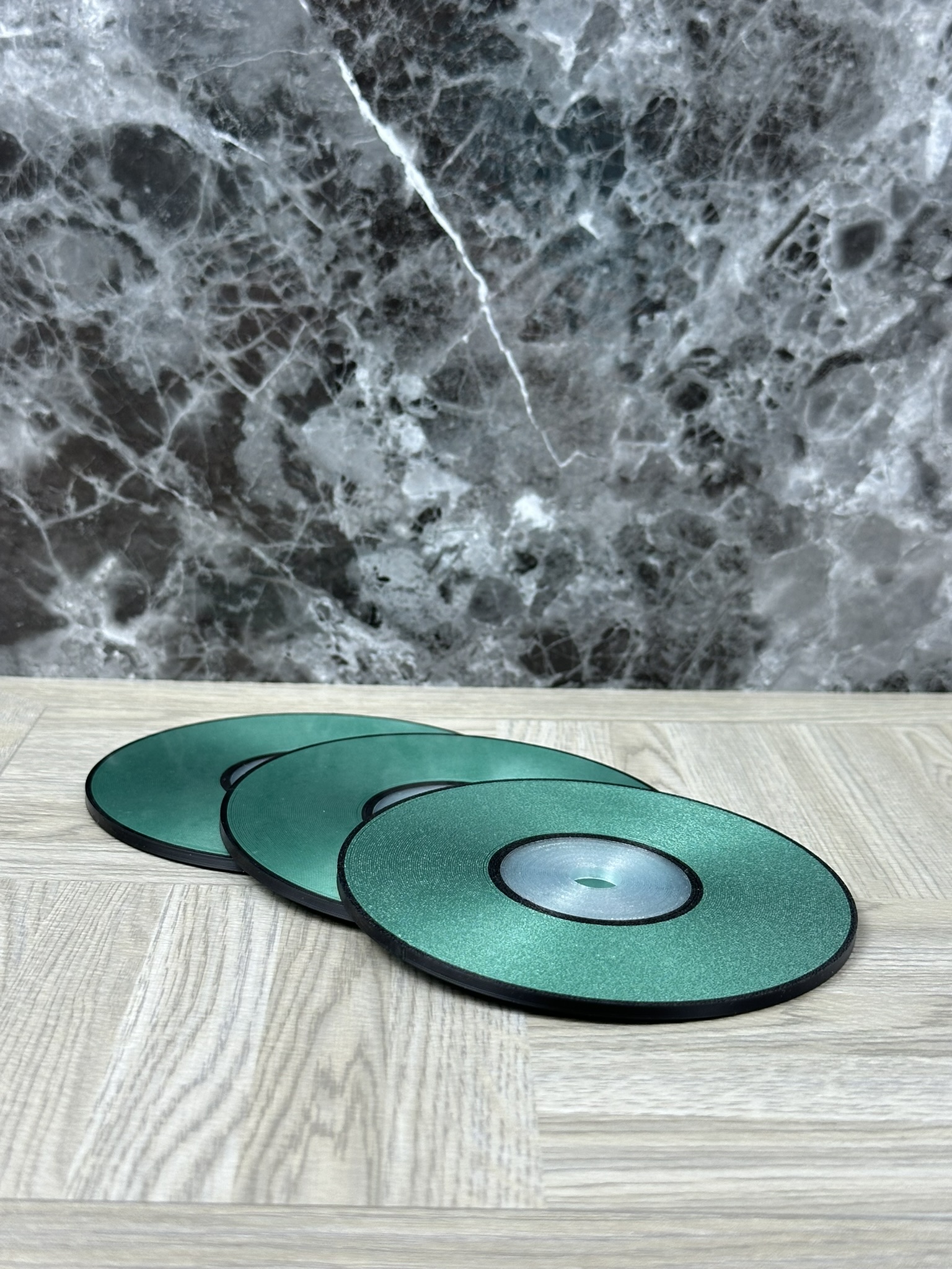Miniatura 2 do modelo 3D CD / Compact Disc Coaster + Rack Set