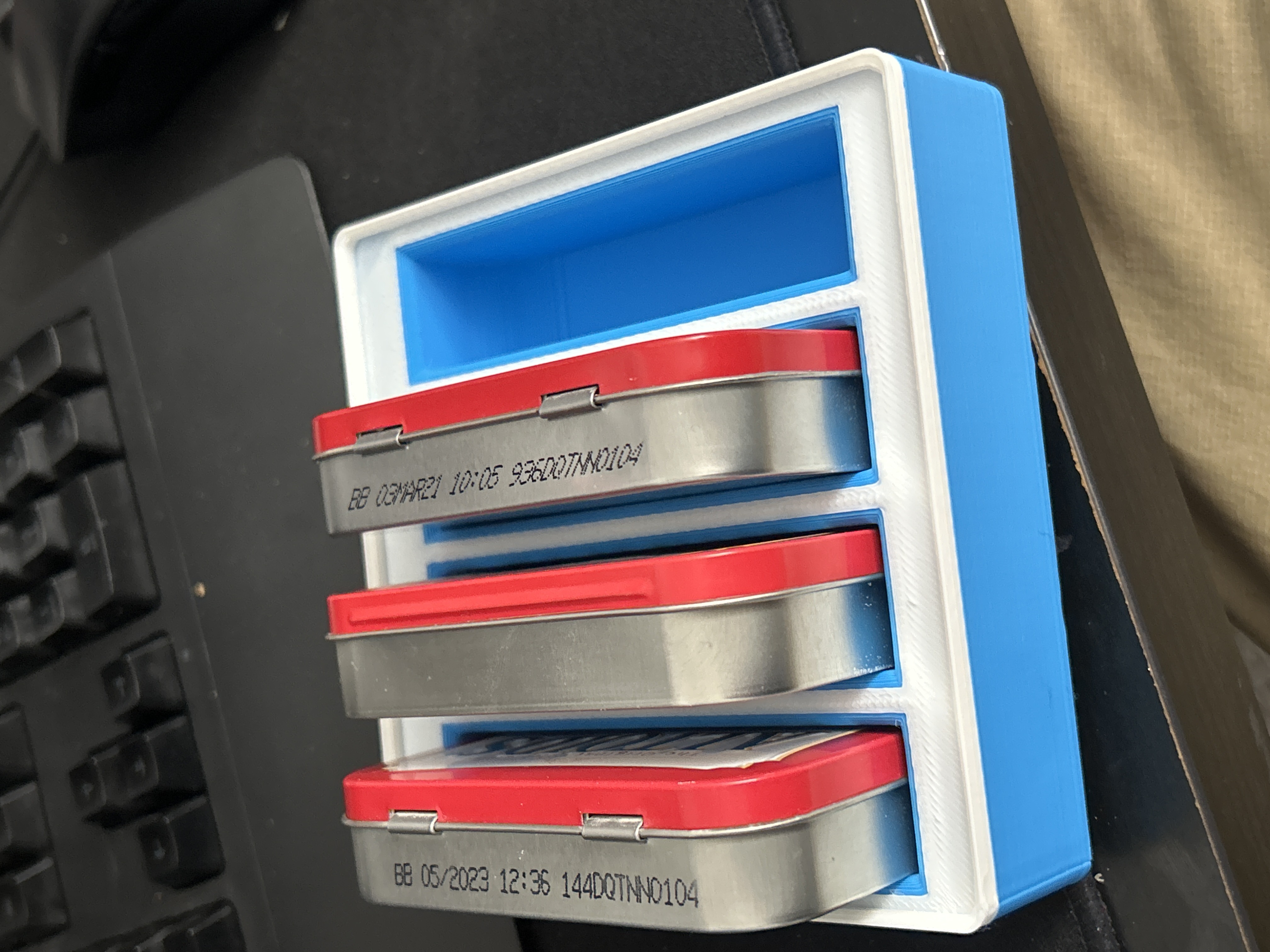 4 X Altoids Can holder 3x3 Gridfinity