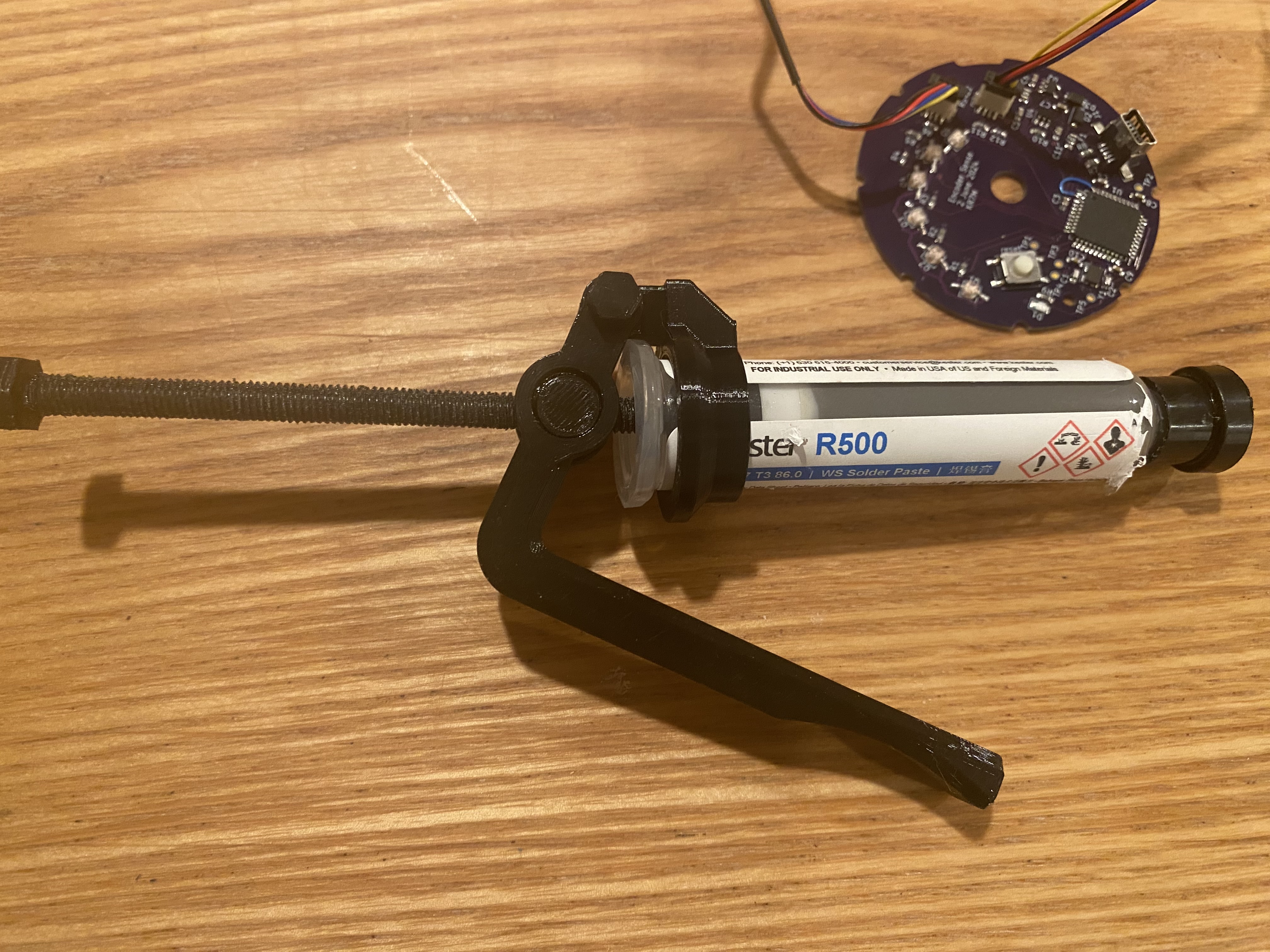 Modified part for Solder Paste and Flux Dispenser