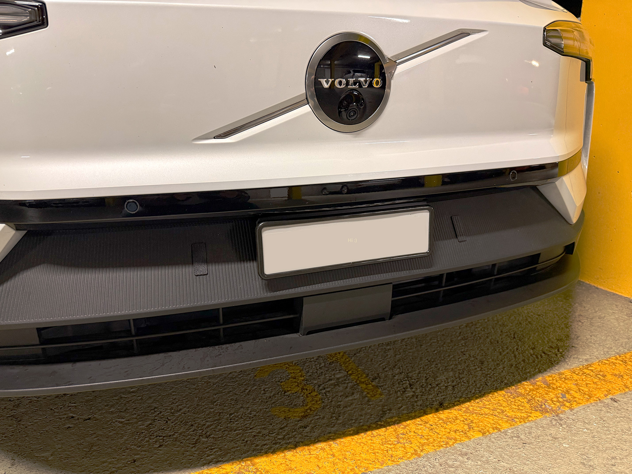 Volvo EX30 Swiss Front License Plate Adapter