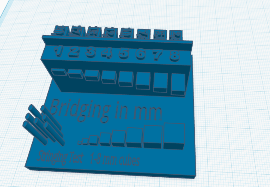 3D printer Test/calibration tool