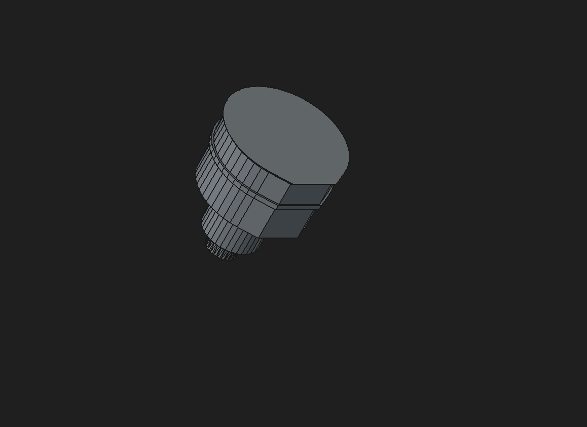 Glue in ECAS Fitting (Negative) 3D model