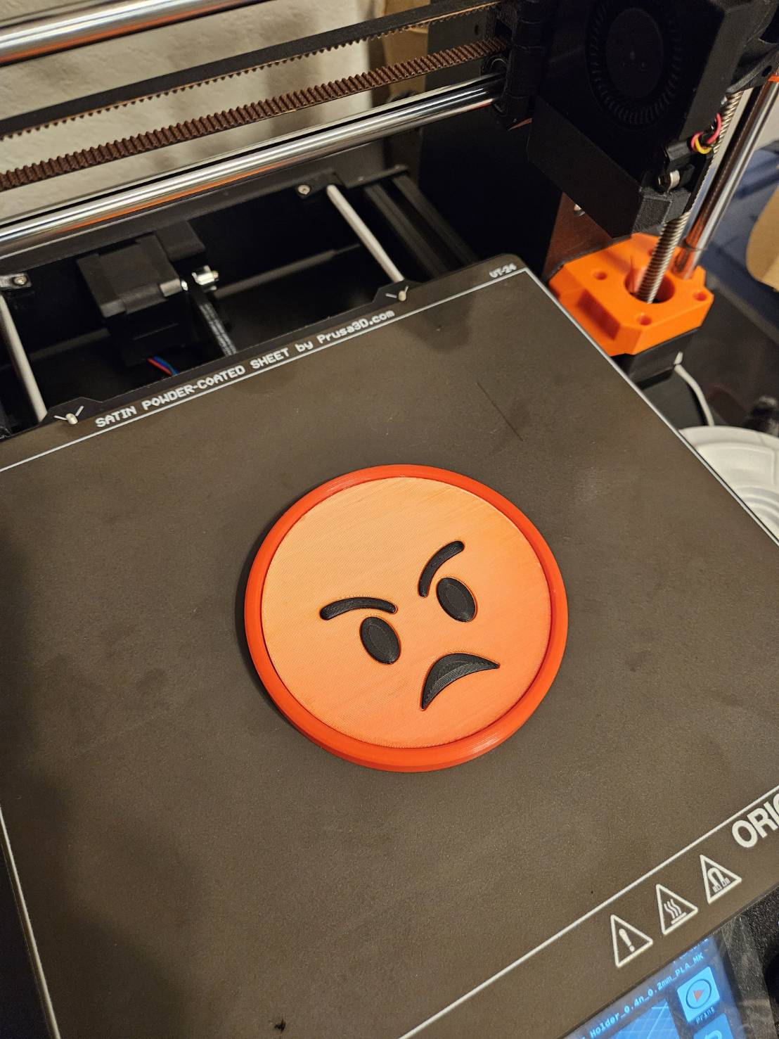 Angry Emoji Coaster by Boomu.desu | Download free STL model ...