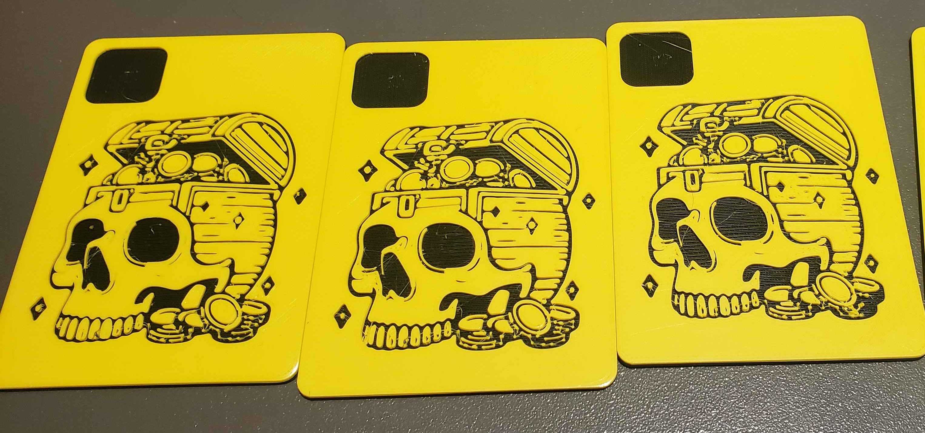 MTG Skull Treasure Token