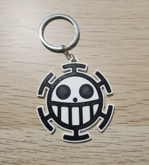 Keychain Trafalgar Law Logo - One Piece