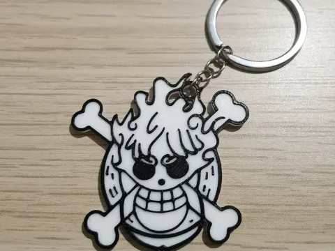 Keychain Luffy Gear 5 - One Piece