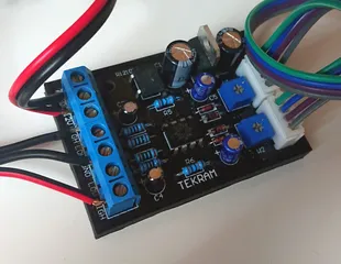 Stand for TA7318P VU meter driver board