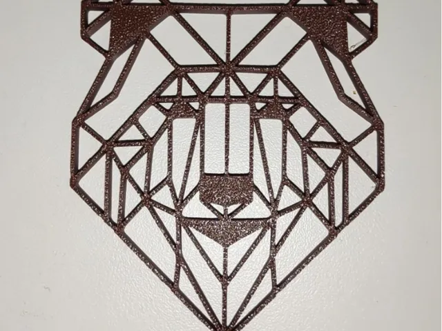 Wall art - 2D line art - Bears