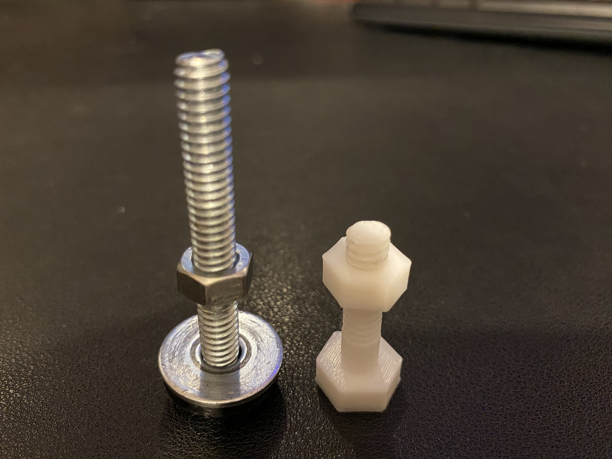 1/4-20 Nut, bolt and tap mold